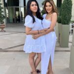 Nikki Tamboli Instagram - You are the source of my life, and you are also my life itself. You are the reason to live in this world, and you are the world itself. 🧿🌹⭐️♥️🥰💝💐 . . . . #onelife #goodvibes #positivemind #bffs❤️ #sisterlove #sistersquad #dubai #nikkitamboli Palazzo Versace Hotel