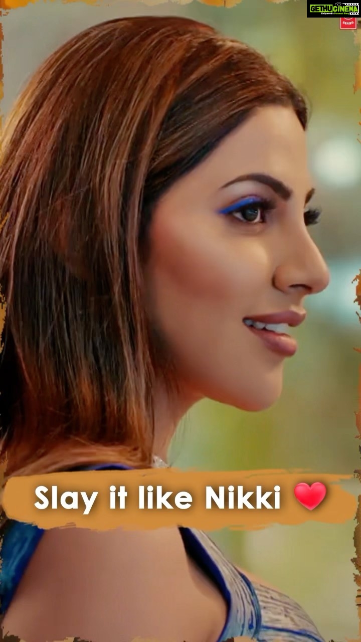 Nikki Tamboli Instagram - Nikki has dazzled everyone with her amazing moves and style! Make your own reels using #Shanti and don't forget to tag us. Tune in now. #tseries @tseries.official #BhushanKumar @millindgaba @nikki_tamboli @asligold888 @sattidhillon7