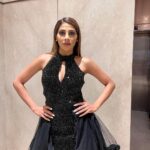Nikki Tamboli Instagram - #iconicinternationalawards2021 Outfit : @eyecandybyps Jewellery : @silverjewellerycouture.sjc Styled by : @ruchikapoor H&M: Me 🙈
