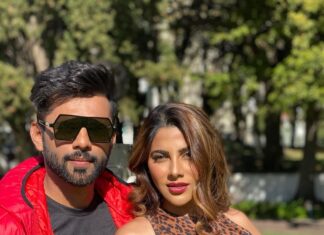 Nikki Tamboli Instagram - On popular demand, here’s presenting #Tambora to all you guys! ✨🌺 . . . #NikkiTamboli #Nikkians #rahulvaidya #kkk11 @colorstv Cape Town, Western Cape