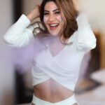 Nikki Tamboli Instagram - The only festival where color doesn’t define you…. Happy Holi everyone 🌈 ❤️✨ . . . . . . #holi2022 📸 @prashantsamtani Location: @courtyardmumbai