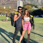 Nikki Tamboli Instagram - Laughing partner 💝cutest ever @arjunbijlani hahah so much we laugh and have fun omg funniest person ever I met in my life ♥️♥️ #nikkitamboli #kkk11 @colorstv