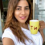 Nikki Tamboli Instagram - Awww! #NikkiTamboli sipping coffee from her favourite Bigg Boss cup, giving major Bigg Boss missing feels. 😍 Remembering the coffee stealing, hiding the coffee and those lil coffee chit chats! ☕️💕 #Nostalgic 💖 . . #TeamNikki #TamboliKiToli #Nikkians #BiggBoss #BiggBoss14 #finalist #top3 #NikkiIsTheBoss #grandfinale #BB14 #Strong #beautiful #coffeelover #goodmorning #coffeeaddict #instawinner #instalike #instadaily #instamorning #instalove #instacoffee