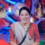 Nikki Tamboli Instagram - Kaisi lagi aapko #BiggBoss ki pari #NikkiTamboli ki journey?🥰 Truly heartwarming and an unforgettable one. 💕The memories that Nikki has created in #BB14 will never be forgotten. Above all thanking all the fans for their immense love and support ❤️ Check out Nikki Tamboli for the final time, sizzling the Bigg Boss 14 tonight only on @colorstv 🤩 . Outfit : @nallamz Jewellery : @rubyscreations17 Styled by : @officialanahita . . @colorstv @endemolshineind @vootselect #TeamNikki #TamboliKiToli #Nikkians #BiggBoss #BiggBoss14 #finalist #finaleweek #NikkiIsTheBoss #BB14 #Strong #beautiful #fashionista #passionate #performer #govote #taskmaster #entertainment #taskqueen #instalike #instagood