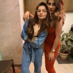 Nikki Tamboli Instagram - Happiness is being with a sister 🥳🥰😘🤗 #rubinadilaik #nikkitamboli ❤️❤️ #mine #love #togetherforever #loveyou #kind #bigboss14 #partynight #enjoy #onelife #babyboo @rubinadilaik