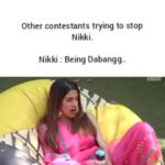 Nikki Tamboli Instagram - Jo karna hai karugi, as a contestant of #BiggBoss14 agar apni galti manna pade toh manugi.. agar galat ko tokna pade toh tokugi.. jo karna hai karugi. #NikkiTamboli being #Dabangg 😎 . Outfit : @nikitamadanclothing @callmesociall Earrings : @turrbands Styled by : @stylebytaashvi . . @colorstv @endemolshineind @vootselect #TeamNikki #TamboliKiToli #Nikkians #BiggBoss #BiggBoss14 #SundayMorning #NikkiIsTheBoss #BB14 #Strong #weekendkavaar #weekendvibes #passionate #taskmaster #BiggBoss #strong #BiggBoss14 #instagood #instalike #instadaily #instaweekend