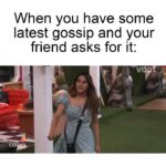Nikki Tamboli Instagram - Kya aapko koi gossip humare saath share karni hai? Batao batao.. ye relatable hai ki nahi?😁 . Outfit : @coloursbymeenagupta_ Styled by : @stylebytaashvi . . @colorstv @endemolshineind @vootselect #NikkiTamboli #TeamNikki #TamboliKiToli #Nikkians #NikkiIsTheBoss #bffs #funtimes #BiggBoss2020 #BB14 #friendship #OneAgainstAll #NikkiIsBack #BiggBoss