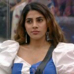 Nikki Tamboli Instagram - A perfect definition of being calm yet having a powerful mind and strong will👑 That is our Goal Digger #NikkiTamboli ASLI KHILADI NIKKI . Outfit : @vandanajainlabel Earrings: @sellyemporium Styled by : @stylebytaashvi x @officialanahita . . @colorstv @endemolshineind @vootselect #TeamNikki #TamboliKiToli #Nikkians #NikkiIsTheBoss #strong #powerful #goaldigger #queen #BiggBoss14 #BiggBoss2020 #BB14 #OneAgainstAll #NikkiIsBack