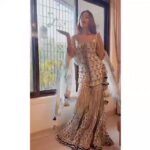 Nikki Tamboli Instagram - Thanking each and everyone of you'll for your tremendous and unconditional love and support to #NikkiTamboli for saving her from the nominations. Couldn't ask for more the fab fan fam. Love you all. Keep supporting and showering your love forever. Much love.💖 . Outfit: @maayera_jaipur Earrings: @bloombysushmita_ Styled by: @officialanahita . . @colorstv @endemolshineind @vootselect #NikkiTamboli #TeamNikki #TamboliKiToli #NikkiIsTheBoss #BiggBoss2020 #BB14 #NikkiRulingBB14 #colorstv #BiggBoss14