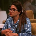 Nikki Tamboli Instagram - Nailing the nerdy look and how! 🤩 #NikkiTamboli be the cutest 🤓 . Nightsuit : @pyjamap Styled by : @stylebytaashvi . . @colorstv @endemolshineind @vootselect #NikkiTamboli #TeamNikki #TamboliKiToli #NikkiIsTheBoss #BiggBoss2020 #BB14 #NikkiRulingBB14 #colorstv #BiggBoss14
