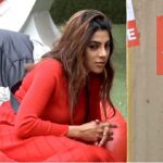 Nikki Tamboli Instagram - There is a shade of red for every woman. 🤩 As for #Nikki it symbolizes bold and beautiful ❤ what is it for you ? . Outfit : @wanderlustbysahiba Styled by : @officialanahita . . @colorstv @EndemolShineIND @VootSelect #NikkiTamboli #TeamNikki #TamboliKiToli #NikkiIsTheBoss #BiggBoss2020 #BB14 #NikkiRulingBB14 #colorstv #BiggBoss14 Mumbai, Maharashtra