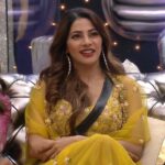 Nikki Tamboli Instagram - Sparkling up the evening in a beautiful yellow attire and her smile! 💖 Fashionista #NikkiTamboli is a perfect combination of fabulous and facile. 🤩 . Outfit : @kalkifashion Earrings : @bellofox Styled by : @officialanahita . . @colorstv @endemolshineind @vootselect #TeamNikki #TamboliKiToli #NikkiIsTheBoss #BiggBoss2020 #BB14 #NikkiRulingBB14 #colorstv #BiggBoss14 Mumbai, Maharashtra