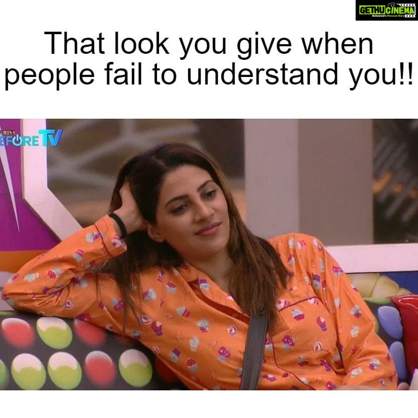 Nikki Tamboli Instagram - Relatable, isn't it? π Nightsuit: @thegossypiumstore Styled by : @officialanahita . . @colorstv @endemolshineind @vootselect #NikkiTamboli #TeamNikki #BombshellNikki #AamchiMulgi #MaharashtraChiShaan #NaughtyNikki #BiggBoss #BiggBoss14 #bb14 #NikkiInBB14