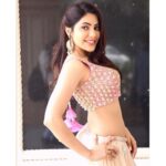 Nikki Tamboli Instagram - #throwback #pastel #lehenga #happydays❤️ #hyderabad @officialanahita 🌸 Hyderabad