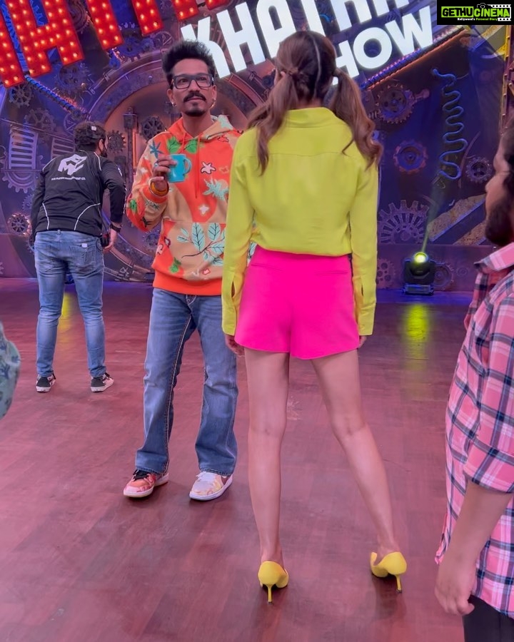 Nikki Tamboli Instagram - And TheKhatraKhatrashow comes to an end . A show that made me laugh and cry at the same time. A show that’s going to be etched in my happy memories forever. The masti on the sets , the happy fun banter with Bharti & Harsh , the super enthusiastic yet entertaining games everything was worth a while. It’s an emotional moment for me as it’s time to bid adieu to a show so close to my heart. Thankyou for making me a part of it. Only love & Gratitude 🙏🏻 😇❤️ #thekhatrakhatrashow