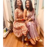Nivedhithaa Sathish Instagram - With The firecracker @reginaacassandraa!💥♥️ #DiwaliMadness 🤘🏻 P.C. @thetravelleraa