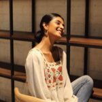 Nivedhithaa Sathish Instagram - Life is better when you’re laughing, It is also great when you know when to stop at times! P.S. Which I’m absolutely incapable of! 😅 Never fails to capture the true side @harini_sarathy! ❤️