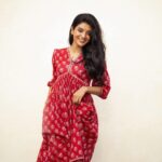 Nivedhithaa Sathish Instagram – I could be red! ♥️

Shot by – @madras_ponnu 
Makeup – @anushyaa_mua
Outfit – @hasliofficial