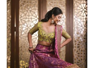 Nivedhithaa Sathish Instagram - The beauty of you is how you wear who you are. 💫 Outfit by - @studio149 Makeup by - @salomirdiamond Jewllery - @mspinkpantherjewel Shot by - @zerogravityphotography