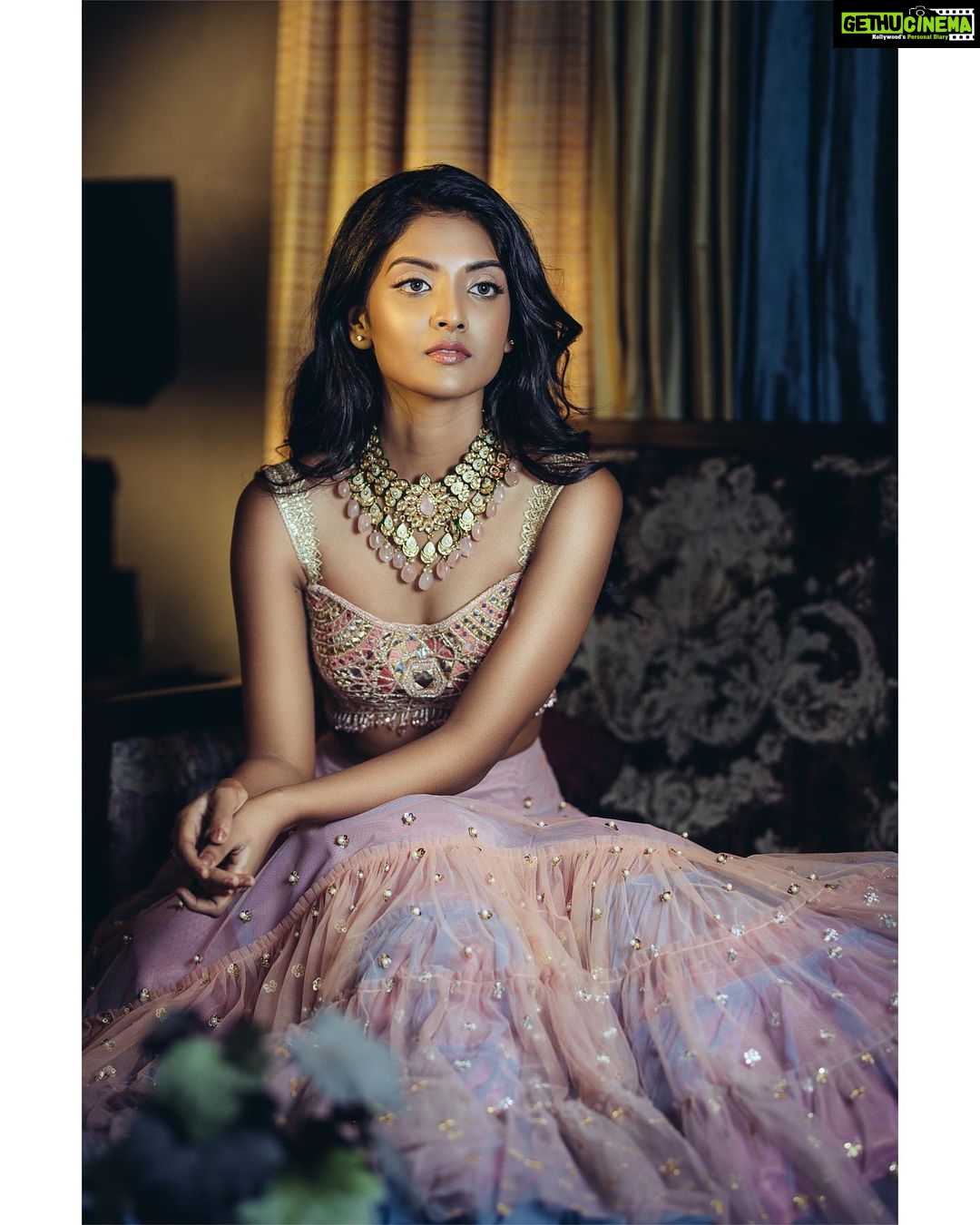 Nivedhithaa Sathish Instagram - Cinderella never wished for a prince, all she asked for was a new dress and night out! Outfit - @studio149 Shot by - @ganesh_toasty Makeup - @salomirdiamond Hair - @raisedbrowsbybhavani Location - @bouteak_india Jewellery - @mspinkpantherjewel
