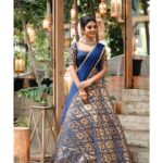 Nivedhithaa Sathish Instagram - @anjushankarofficial 💙 Shot by @sarancapture Mua - @artistrybyolivia Hair - @hairstylistkumar Jewelry - @aaranyarentaljewellery
