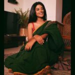 Nivedhithaa Sathish Instagram - @margazhidesigns x @madhulika.kapilavayi 🍃 Makeup - @anushyaa_mua