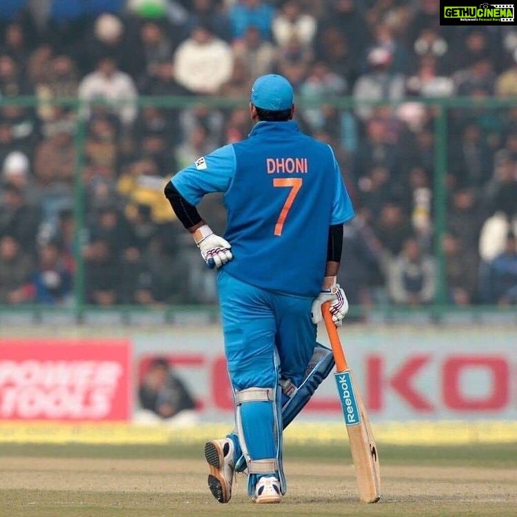 Nivedhithaa Sathish Instagram - I was 10 years old when my dad took me to the Chepauk stadium for the first time to watch a game of Cricket. I had no clue about the sport, but I was learning only to watch the game for him. Something about him made me learn every bit of it. Cricket was only Dhoni to me and nothing else. Got tickets at the pavilion right above the dressing room and I kept yelling at the top of my voice, "Dhoni!". The match got over, CSK won, most of the crowd had left the stadium, The post match interview was happening right below the pavilion, and after a while, that too got over. I continued to wait, refused to leave, and continued to shout his name at the top of my voice, almost to a point where my throat started to give away. The interview got over, and he walked inside. My heart sank and I was almost in tears. And just when I was going to give up and walk away, I see my hero step back out of the Pavillion remembering the screechy ten year old yelling out his name, looks up straight into my eyes, gives a warm wide smile and waves a huge Hi. That’s it. That made my year. Everyday I used to wake up and jump around the house saying “Dhoni said Hi to me”. Literally my first thought, every morning for 6 straight months Nothing matched that feeling. Nothing. I’ve seen him couple of times after that, In close quarters, didn’t have to shout or even call. Yet I still felt the same goosebumps and tears of joy. #MSD, cricket will never be the same for me. Thank you for being such an inspiration, your legacy will never be forgotten. You’ll be the first human I’ll introduce to my children. Thank you Hero, Thank you! @mahi7781 JaiHind 🇮🇳