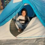 Nivedhithaa Sathish Instagram - Gooooood Times’⛺️ #ToNeverGrowingUp #Tent #FancyNancy #HolidayShopping 🐶