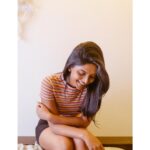 Nivedhithaa Sathish Instagram - Someday, sometime, may be years together. Whatever you wanted to be, for what you stayed up waiting so long, and all your dreams in life. Trust me everything is gonna be true, only because you believed in it. That it's all yours and stood strong! Life is all about your thoughts and how you act! Everything happens for a reason :) . Candidly Caught by @aishwaryashok ❤️ #NivedhithaaSathish
