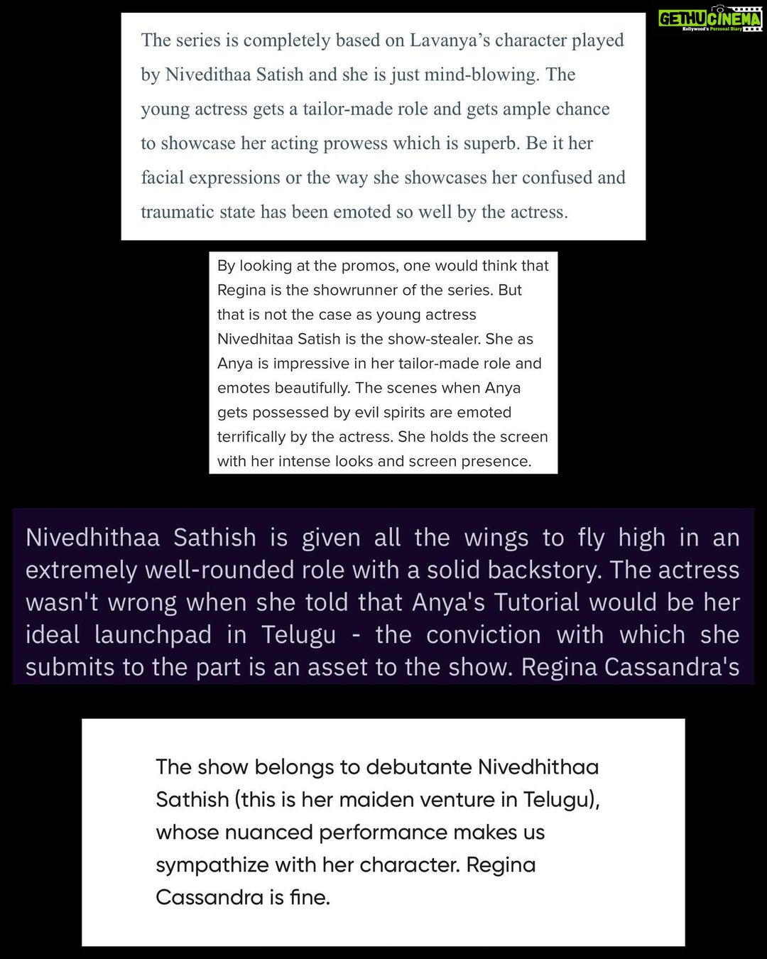 Nivedhithaa Sathish Instagram - THANK YOU! 🙏🏻🌍💫