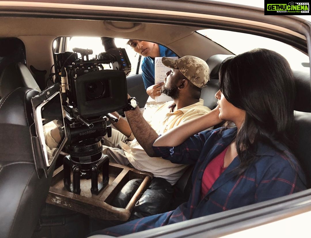 Nivedhithaa Sathish Instagram - That was the day. Where all the magic begin. Meet the two magicians, My two pillars of strength and The true two powerhouse of #SilluKaruppatti’s - KakkaKadi. Thanks is not the word to both of you. Nevertheless, immensely grateful! Cheers to more glorious days like these and memorable shoots! Thank you @halithashameem for writing Madhu for me and @vijaykartikkannan sir for showing madhu the way you have! Couldn’t have dont it without them. #HeartSoFull ❤️