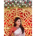 Nivedhithaa Sathish Instagram - 🍁 Makeup - @saraganeshmakeupartist Costume - @sameenas.store Jewellery - @mspinkpantherjewel