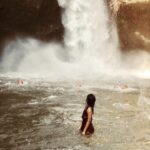 Nivedhithaa Sathish Instagram - Not all classrooms have four walls. #WildDreams Tegenungan Waterfall