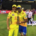 Nivedhithaa Sathish Instagram - Unforgettable match! #CSK 🙏🏻💛💃🏻👏🏻👏🏻