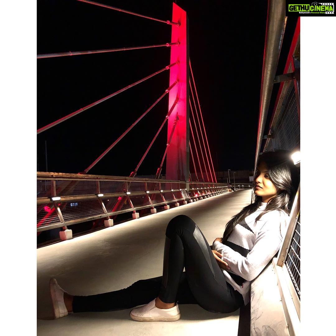 Nivedhithaa Sathish Instagram - Sometimes you just have to turn around, give a little smile, throw the match and burn the bridge. After all you get the best light from a burning bridge!