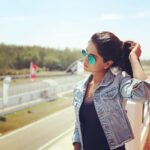 Nivedhithaa Sathish Instagram – #TrackDayDiaries 🏁 
P.C. Daddy Darling @sathish.topgear 😘