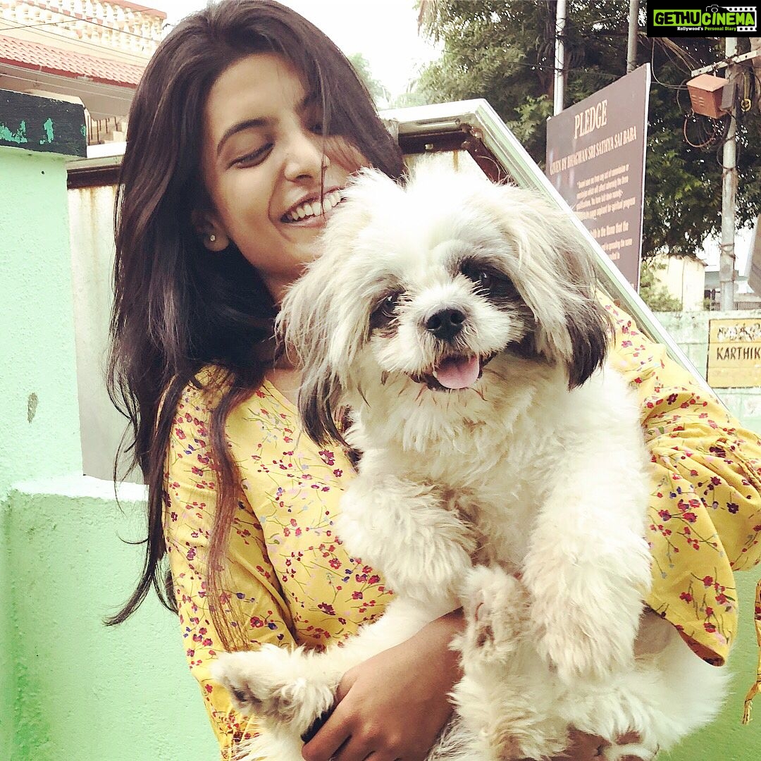 Nivedhithaa Sathish Instagram - Two happy Puppies! 🤩♥️