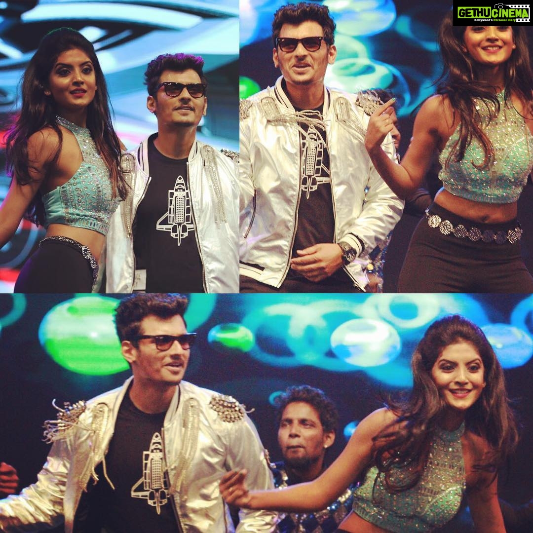 Nivedhithaa Sathish Instagram - Catch our performance at Golden Jubilee Stunt Union Celebrations in SUN TV, today and tomorrow at 6PM! Stay tuned 🔥♥️ #stuntunioncelebration