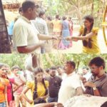 Nivedhithaa Sathish Instagram - Prep with the man himself! I cannot even explain the happiness being on set, shooting! #WorkingStills #MagalirMattum #Lovemyjob #Subbu P.S. It's already been more than a year shooting this part, yet the memories are so alive :') #ThrowbacktotheseWonderfulDays ♥️