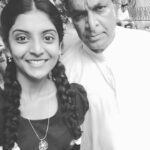 Nivedhithaa Sathish Instagram – Irrespective of how both of us look super dead in this picture.
Nasser Sir, That moment when he calls me his daughter! I’m just blessed to do what I do. This man thought me what life is in just one conversation. I’m surprised how someone can influence you’re life soo much and break the entire idea that you’ve had so far. It’s such an honour to be having him as part of my work. #cinema #firstlove #Atsets.