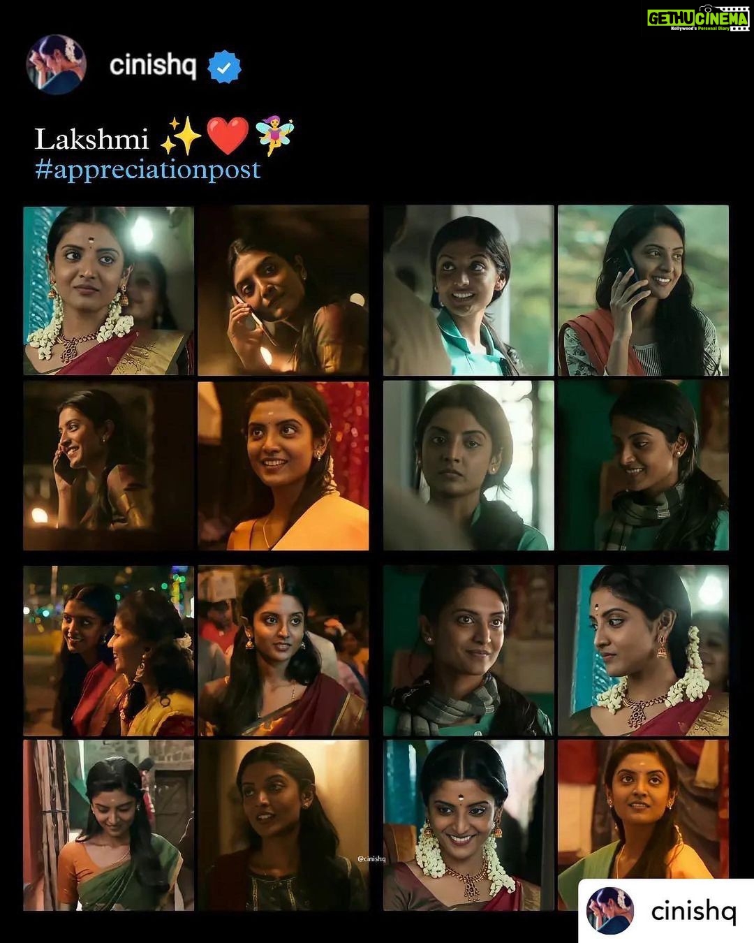 Nivedhithaa Sathish Instagram - #SuzhalTheVortex on @primevideoin Thank you @cinishq 🤍 Posted @withregram • @cinishq Lakshmi ❤️✨🧚♀️ @nivedhithaa_sathish #suzhalonprime #suzhal #sillukaruppatti #sillukarupatti #sethumaayirampon #anyastutorial #anyastutorialonaha #magalirmattum #nivedhithaasathish #kollywood #tollywood #indiancinema #tamilcinema #telugucinema #actress #actorslife #actor
