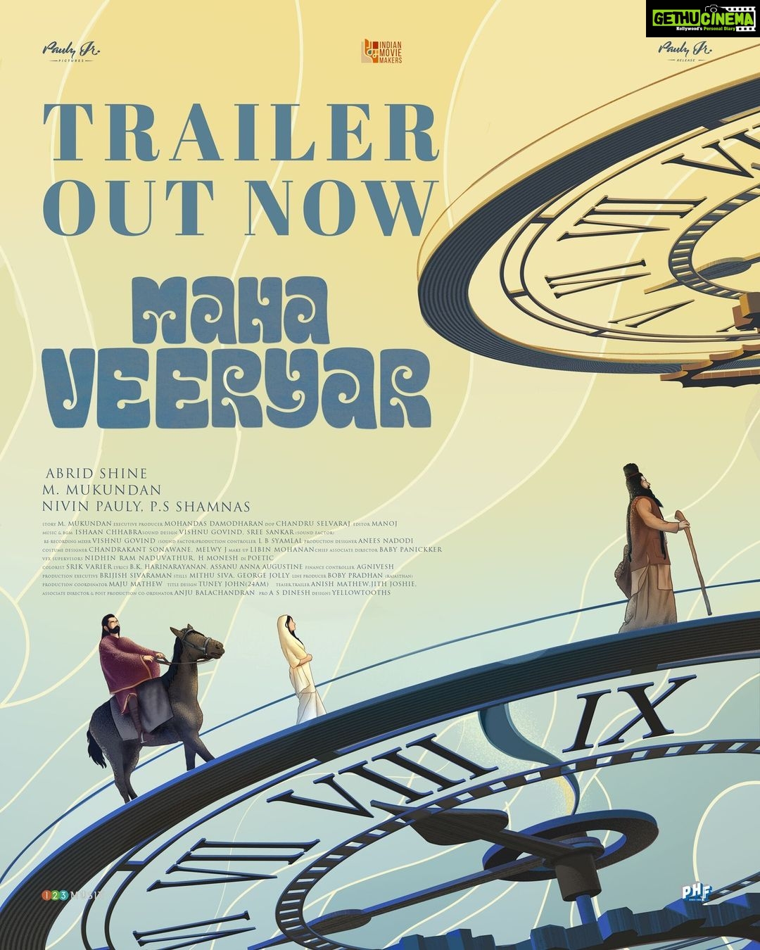 Nivin Pauly Instagram - Thrilled to share the #OfficialTrailer of #Mahaveeryar! 🤩🎞️🎞️ #MahaveeryarTrailer Click on #LinkInBio https://youtu.be/vE4ltsdowyY #AbridShine #MMukundan @ps_shamnas @paulyjrpictures #IndianMovieMakers @AsifAli @lal_director @ShanviSri @actor.sidhique @lalualexactor #VijayMenon @major_ravi #sudheerkaramana #Krishnaprasad @srikantmurali @sukumaranmallika @prajodkalabhavan @Padmaraj_ratheesh @sudheer_paravoor @sooraj_s_kurup @pramod_veliyanadu @shylajapambu @chandruselvaraj @ishaanchhabra90 #Manoj @Anees_nadodi @babypanikar #Chandrakant @___melwy_j___ @libin_mohanan @anju._nair @soundfactorofficial @sree_sankar @_vishnugovind @lbs_lal @mithu_siva #GeorgeJolly #Shaheenthaha #Nidhinram @agnivesh_22 @maju_mathew @bobby94446 @tuneyjohn @yellow_tooths @mahaveeryar #Mahaveeryar @123musixofficial