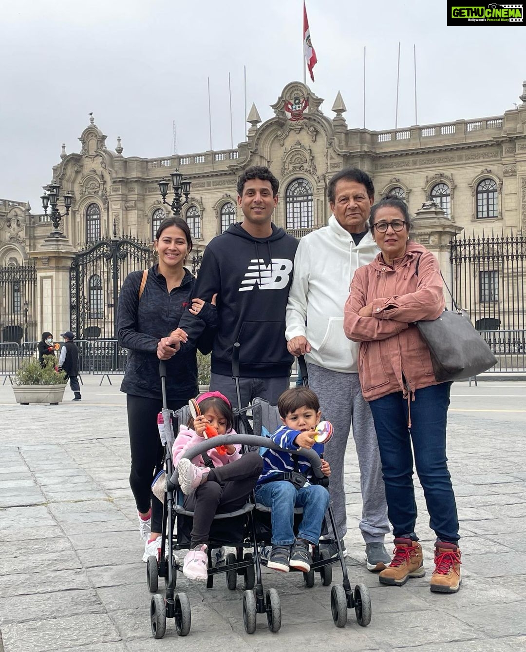 Panchi Bora Instagram - 1st Family vacation post 2020! 🫒garden! Plaza De Armas De Lima