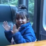 Panchi Bora Instagram – Keep smiling ❤️
First train ride 🔥