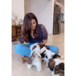 Parul Yadav Instagram - Hey I unlocked the magic to multiplying happiness.. all you need is a bunch of furry grandkids 🤪🤪 #PupHeaven #PupperDoggo #FurryKids #DogFam #PuppyLovin #SoMuchHappiness #SoMuchLoveForThem #HeartIsFull #BlessedWithLove #CouldntBeHappier #ShihApso #PlutosBabies #PuppyPaws #PuppyPower #LivinTheGoodLife #MondayMornings #MondayMotivations #PetsLife #PetsLovers