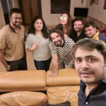Payal Rajput Instagram - I wish some nights lasted forever 🥰 Thank you guys for a truly wonderful night ,I appreciate the time we spent together 🌻🧿 @theessdee @tejuguduru @yoursgouthibaba @iamyogidundoo @legallybrunette26 🥰 Once again Many many happy returns from the day @yoursgouthibaba 🎂 #friendshipgoals Prism Brew House