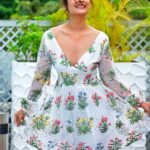 Payal Rajput Instagram - 🌈🌈 🌈 Wearing @pankhclothing ———————————————— Hairdo @hairmakeupbypriyanka Mua @mua_sriman