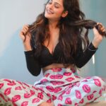 Payal Rajput Instagram - 💋💋💋 —————— Wearing @sexybeast.in 💋 Hair do @hairmakeupbypriyanka 💋