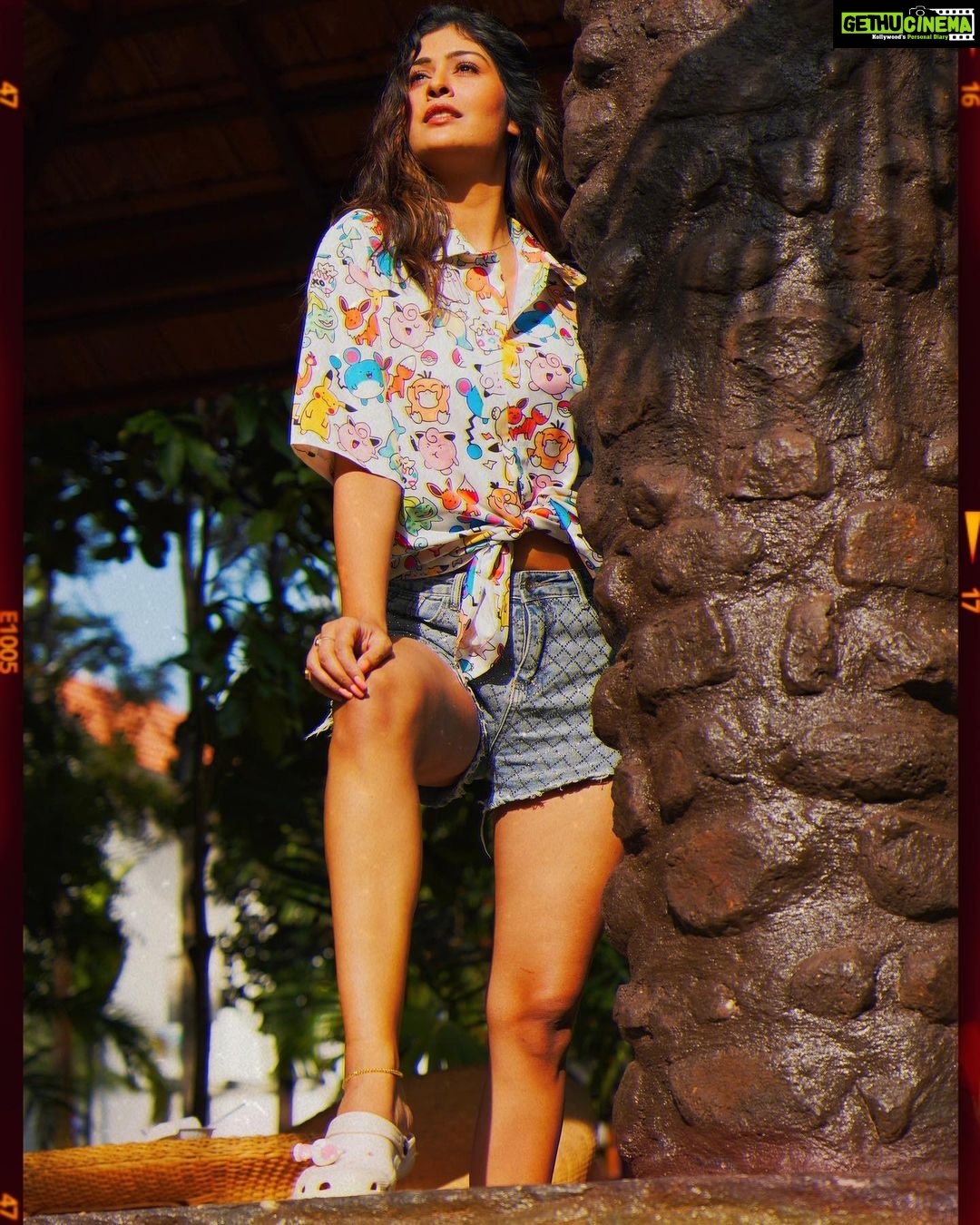 Payal Rajput Instagram - Pika pika 🥰🥰🥰.... ——————————— Wearing @anibiustore Hairdo @hairmakeupbypriyanka Mua @make_up_by_shiva 📸 @theessdee Assisted by @skrajavarma
