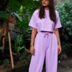 Payal Rajput Instagram - Lavender dreaming 💜💜💜 ................................ Wearing @vesture_desire 💜